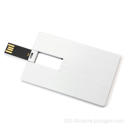 Metal Business Credit Card USB Stick with Logo Promotion